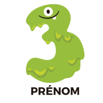 Image d\'anniversaire \"Trois ans anniversaire style 1\" pour célébrer ce moment spécial avec des articles pour bébé.