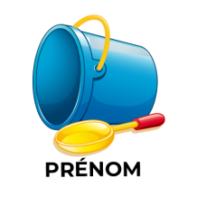 Jouet de plage Version 2 idéal pour les petits, parfait pour s\'amuser au bord de l\'eau. Disponible sur bebe-prenom.com.