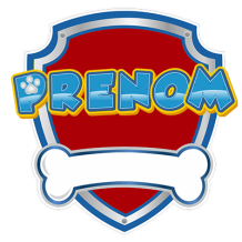 Logo Pat Patrouille pour accessoires de bébé. Explorez notre collection sur bebe-prenom.com.