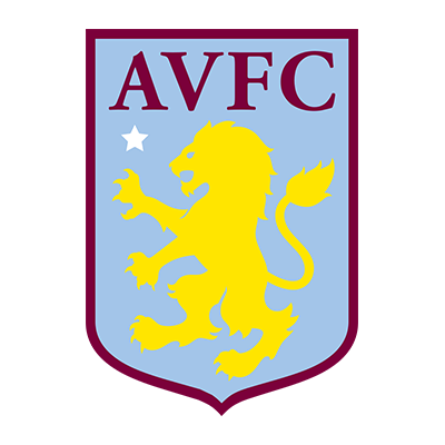 Logo Aston Villa Football Club, idéal pour les accessoires de bébé comme tétines et bodys. Disponible sur bebe-prenom.com.
