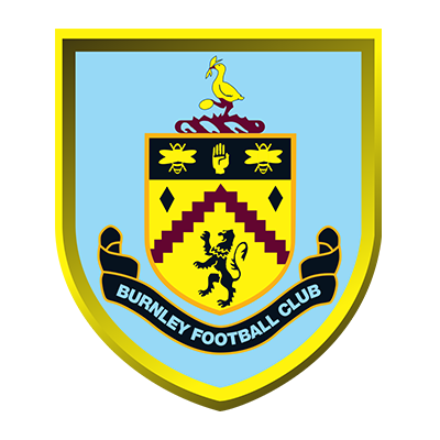 Logo Burnley Football Club pour accessoires de bébé. Idéal pour les petits fans de football ! Disponibles sur bebe-prenom.com.