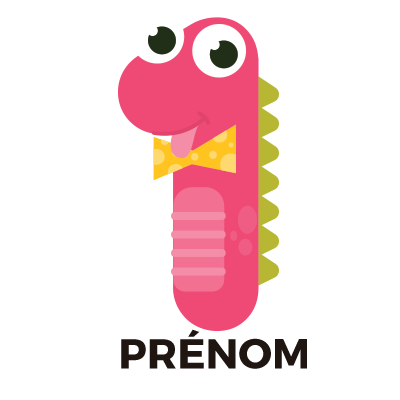 Un an anniversaire style 3, idéal pour célébrer en douceur le premier anniversaire de votre bébé. Disponible sur bebe-prenom.com