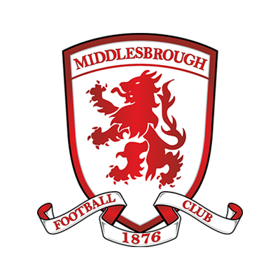 Logo de Middlesbrough Football Club, idéal pour les accessoires pour bébé, disponibles sur bebe-prenom.com.