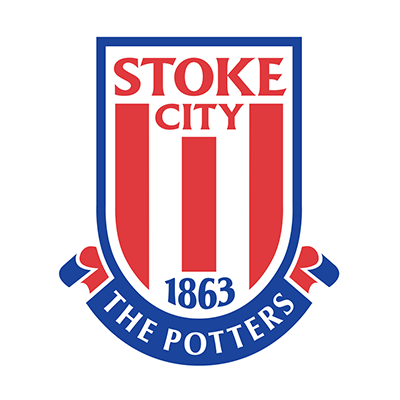 Bavoir Stoke City Football Club pour bébé, idéal pour les petits fans de foot. Découvrez notre collection sur bebe-prenom.com.