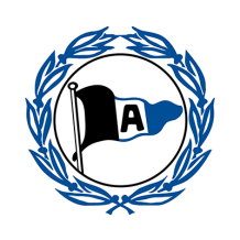 Logo du DSC Arminia Bielefeld, idéal pour personnaliser les accessoires de votre bébé sur bebe-prenom.com.
