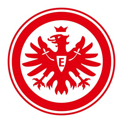 Logo Eintracht Frankfurt, parfait pour les articles pour bébé chez bebe-prenom.com. Jouez avec style dès le berceau !