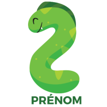 Numéro deux joyeux pour un anniversaire stylé, parfait pour célébrer les 2 ans de votre bébé ! Découvrez plus sur bebe-prenom.co