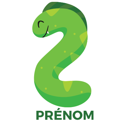 Numéro deux joyeux pour un anniversaire stylé, parfait pour célébrer les 2 ans de votre bébé ! Découvrez plus sur bebe-prenom.co