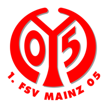 Logo du FSV Mayence 05, parfait pour personnaliser les accessoires de bébé sur bebe-prenom.com.