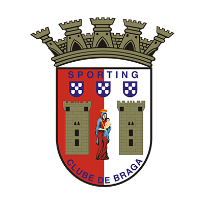 Logo du Sporting Clube de Braga, parfait pour personnaliser les accessoires de bébé sur bebe-prenom.com.