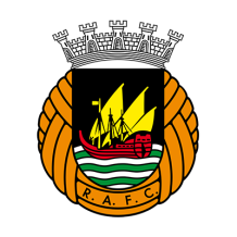 Logo du Rio Ave Futebol Clube, parfait pour les articles pour bébé sur bebe-prenom.com. Accessoires ludiques et uniques !