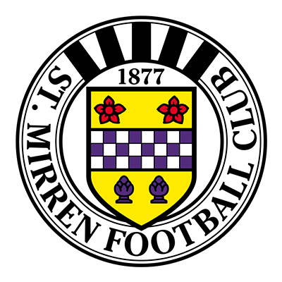 Logo Saint Mirren Football Club, idéal pour les accessoires de bébé chez bebe-prenom.com. Un style unique pour les petits fans.