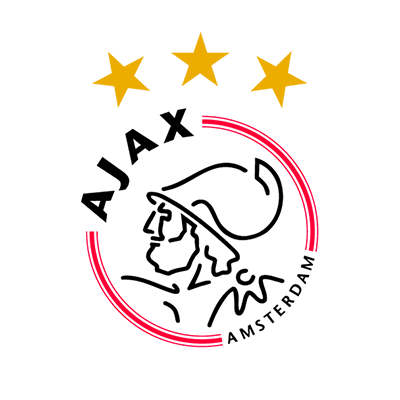 Logo Ajax Amsterdam, idéal pour personnaliser les accessoires de bébé. Découvrez notre sélection sur bebe-prenom.com.