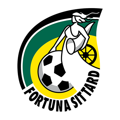 Logo Fortuna Sittard. Idéal pour personnaliser les articles de bébé dans un esprit sportif et ludique sur bebe-prenom.com.