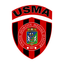 Logo de l\'Union sportive de la médina d\'Alger, parfait pour les articles de sport pour bébé. Découvrez nos produits sur bebe-p