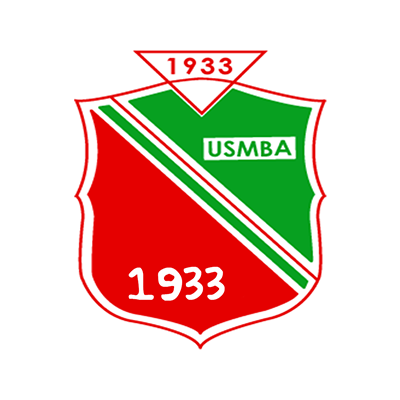 Logo de l\'Union sportive madinet Bel Abbès, parfait pour personnaliser les articles pour bébé sur bebe-prenom.com.