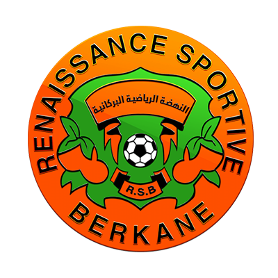 Logo de la Renaissance sportive de Berkane, idéal pour personnaliser les vêtements et accessoires de bébé sur bebe-prenom.com.