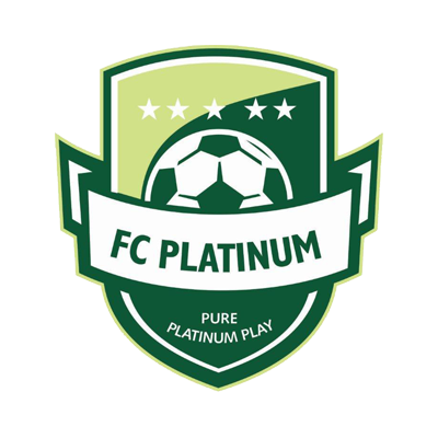 Logo Football Club Platinum, idéal pour personnaliser les articles de bébé comme tétines, bodys ou bavoirs. Disponible sur bebe-