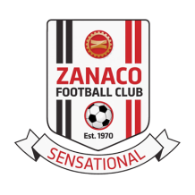 Logo du Zanaco Football Club, parfait pour des articles bébé originaux sur bebe-prenom.com. Sport et style au rendez-vous !