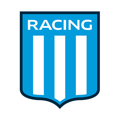 Logo Racing Club de Avellaneda, parfait pour personnaliser les articles pour bébé sur bebe-prenom.com.