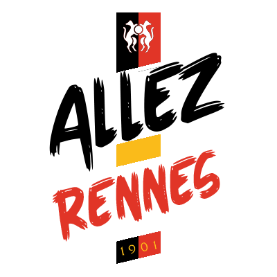 Logo Stade Rennais pour accessoires bébé : tétines, bavoirs, bodys et plus. Découvrez nos produits sur bebe-prenom.com.
