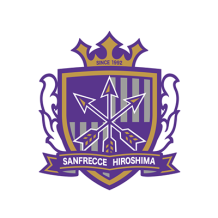 Logo Sanfrecce Hiroshima, idéal pour les articles pour bébé sur bebe-prenom.com, comme tétines et bavoirs.