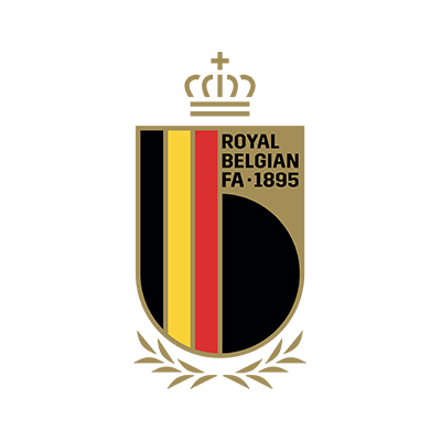 Logo de l\'équipe nationale de football belge, idéal pour les articles pour bébé sur bebe-prenom.com.