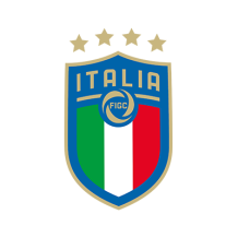 Logo de l\'équipe nationale de football d\'Italie, parfait pour des articles pour bébé sur bebe-prenom.com.