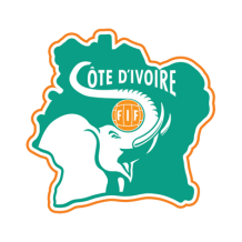 Logo de l\'équipe nationale de football de Côte d\'Ivoire, idéal pour les vêtements et accessoires pour bébés sur bebe-prenom.co
