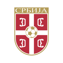 Logo de l\'équipe nationale de football de Serbie, idéal pour personnaliser les articles pour bébé sur bebe-prenom.com.