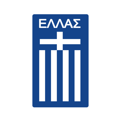 Logo de l\'équipe nationale de football de Grèce, parfait pour des articles pour bébé sur bebe-prenom.com.