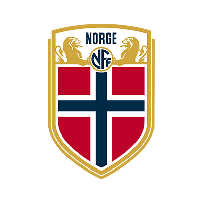 Logo de l\'équipe nationale de football de Norvège, idéal pour les articles pour bébé sur bebe-prenom.com.