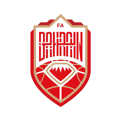 Logo de l\'équipe nationale de football de Bahreïn, idéal pour des articles pour bébé comme bodys et bavoirs sur bebe-prenom.com