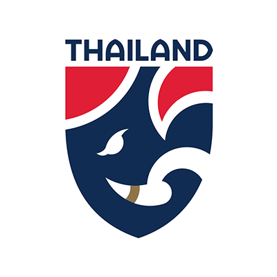 Logo de l\'équipe nationale de football de Thaïlande, idéal pour personnaliser des articles pour bébé sur bebe-prenom.com.