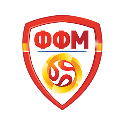 Logo de l\'équipe nationale de football de Macédoine du Nord pour articles de bébé sur bebe-prenom.com.