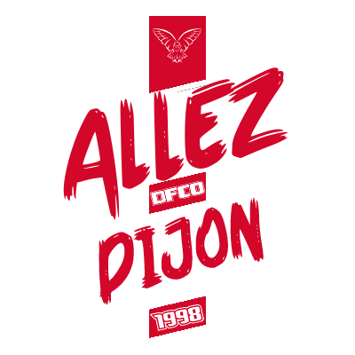 Tétine Dijon Football Côte-d\'Or, un accessoire sportif et mignon pour le confort de votre bébé. Disponible sur bebe-prenom.com.