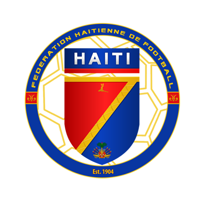 Logo de l\'équipe nationale de football d\'Haiti. Idéal pour les vêtements et accessoires pour bébé sur bebe-prenom.com.