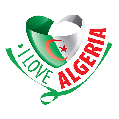 I Love Algeria Motif-1, un design adorable pour vos produits pour bébé, parfait pour montrer votre amour pour l\'Algérie.